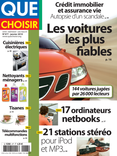 Couverture Que Choisir Mensuel - 477