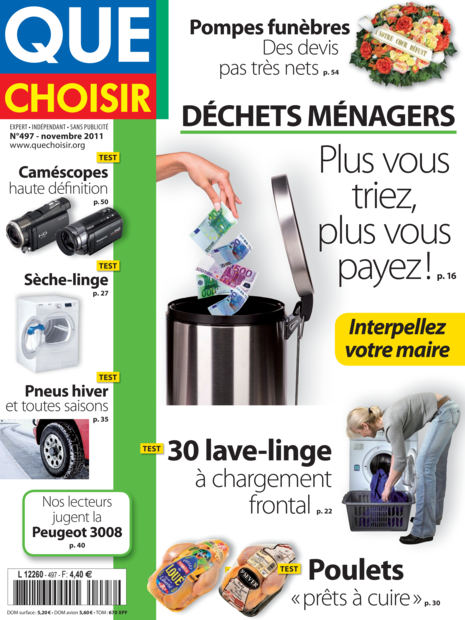 Couverture Que Choisir Mensuel - 497