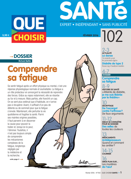 Couverture Que Choisir Santé - 102