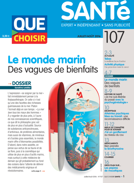 Couverture Que Choisir Santé - 107