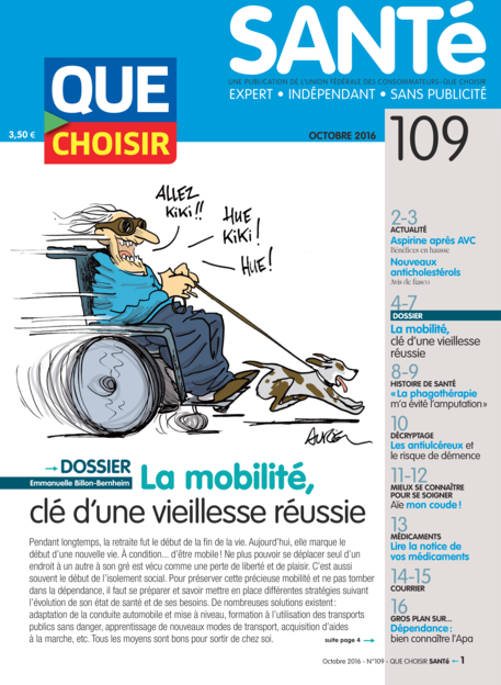 Couverture Que Choisir Santé - 109