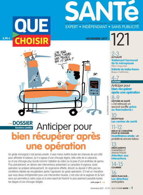 Couverture Que Choisir Santé - 121