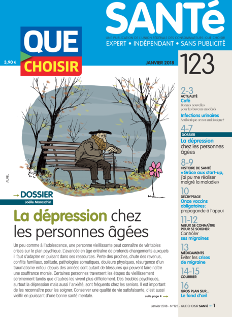 Couverture Que Choisir Santé - 123