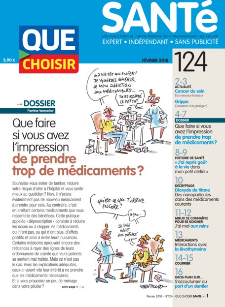 Couverture Que Choisir Santé - 124