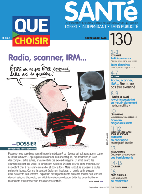 Couverture Que Choisir Santé - 130