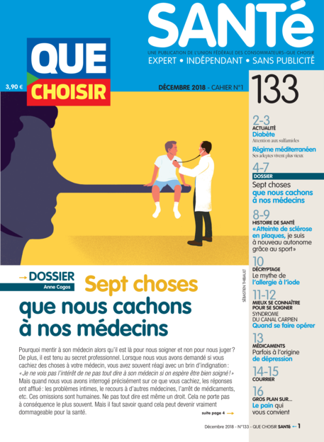 Couverture Que Choisir Santé - 133