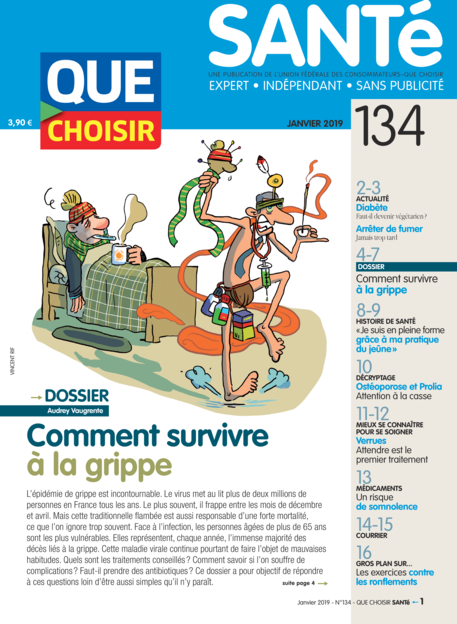 Couverture Que Choisir Santé - 134