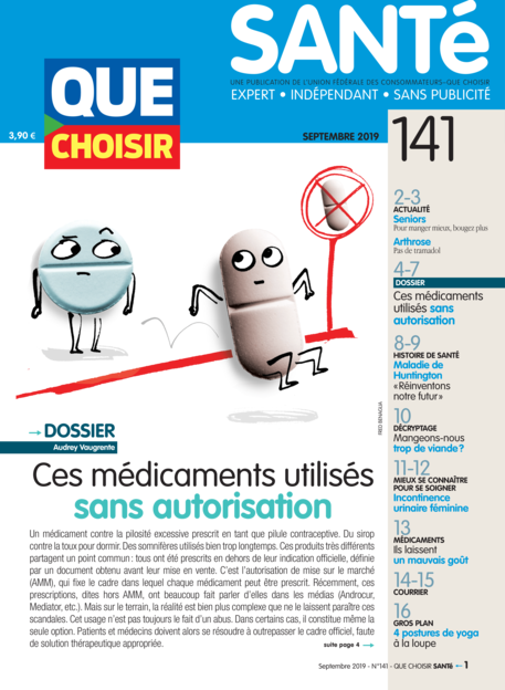 Couverture Que Choisir Santé - 141