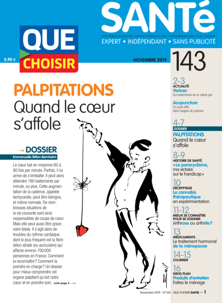 Couverture Que Choisir Santé - 143