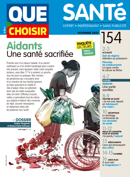 Couverture Que Choisir Santé - 154