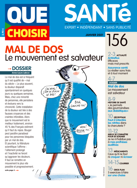 Couverture Que Choisir Santé - 156