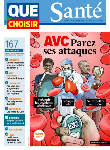 Couverture Que Choisir Santé - 167