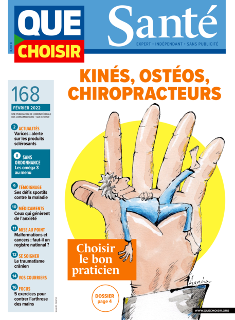 Couverture Que Choisir Santé - 168