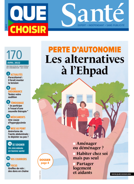 Couverture Que Choisir Santé - 170