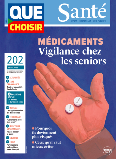 Couverture Que Choisir Santé - 202