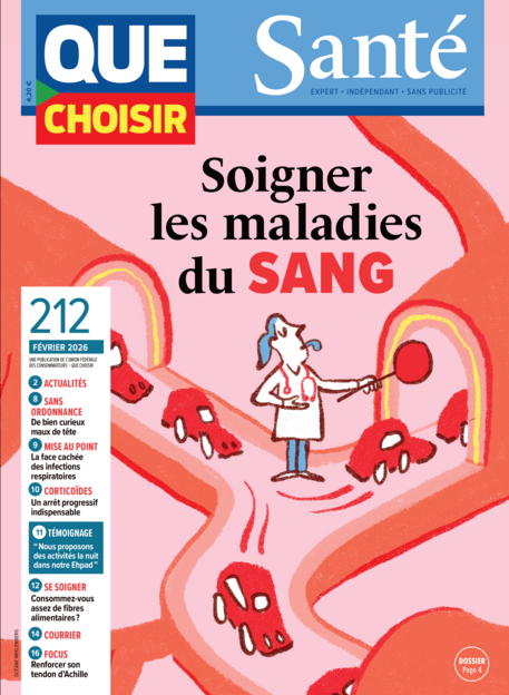 Couverture Que Choisir Santé - 212