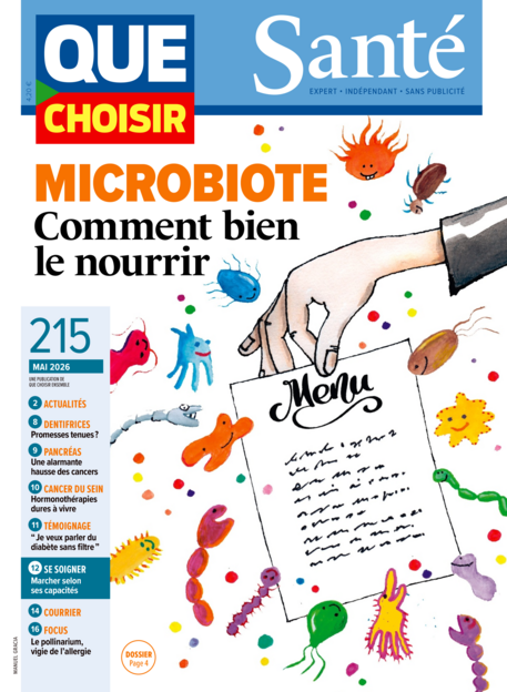 Couverture Que Choisir Santé - 215