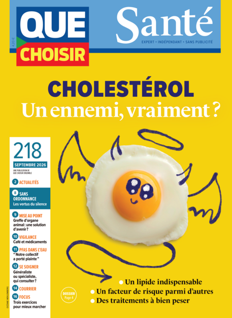 Couverture Que Choisir Santé - 218