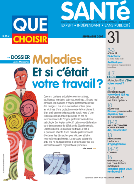 Couverture Que Choisir Santé - 31