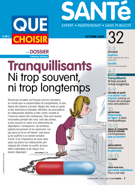 Couverture Que Choisir Santé - 32