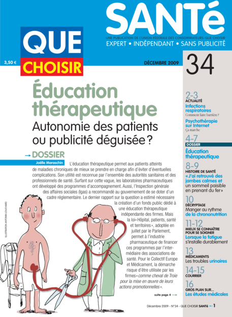 Couverture Que Choisir Santé - 34