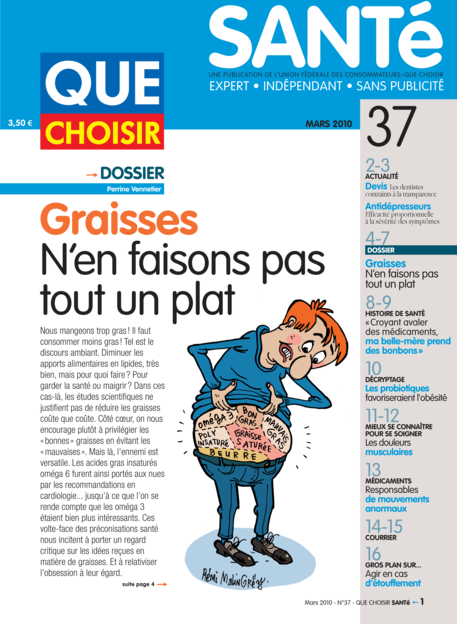 Couverture Que Choisir Santé - 37