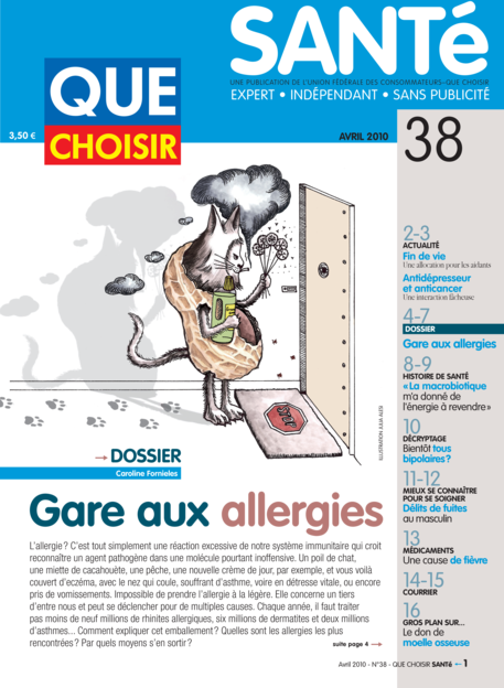 Couverture Que Choisir Santé - 38