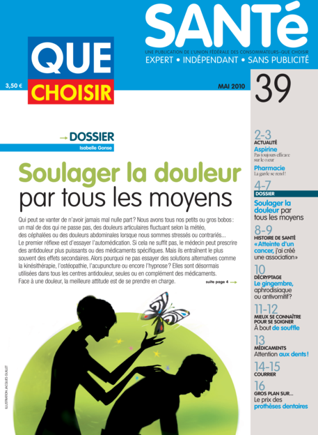 Couverture Que Choisir Santé - 39