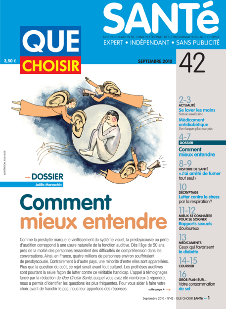 Couverture Que Choisir Santé - 42