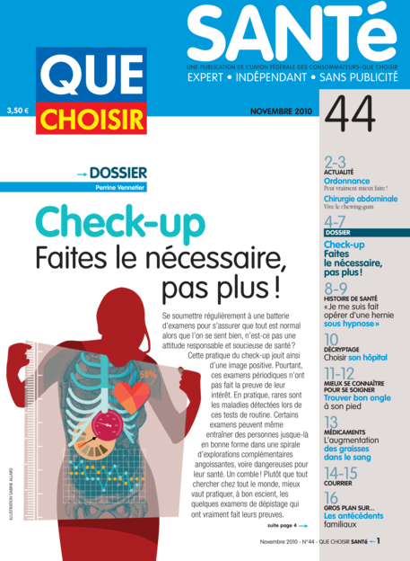 Couverture Que Choisir Santé - 44