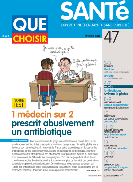 Couverture Que Choisir Santé - 47