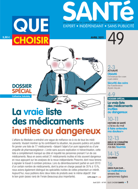 Couverture Que Choisir Santé - 49