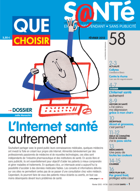 Couverture Que Choisir Santé - 58