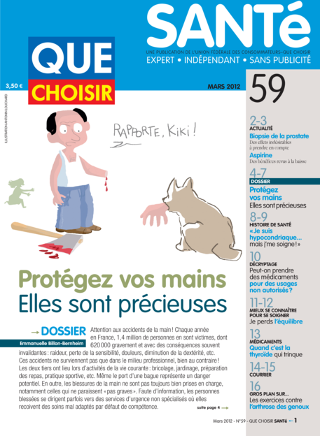 Couverture Que Choisir Santé - 59