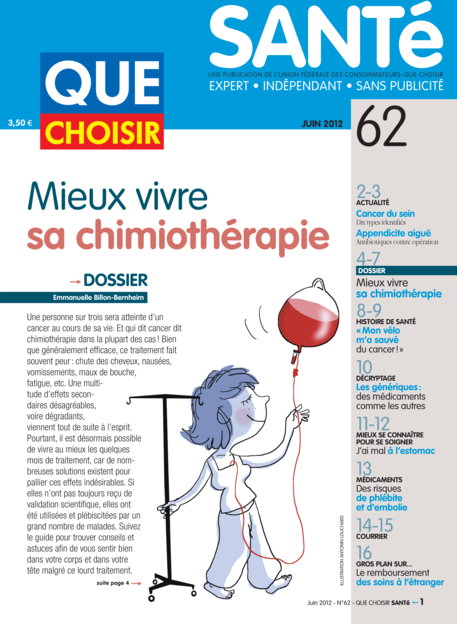 Couverture Que Choisir Santé - 62