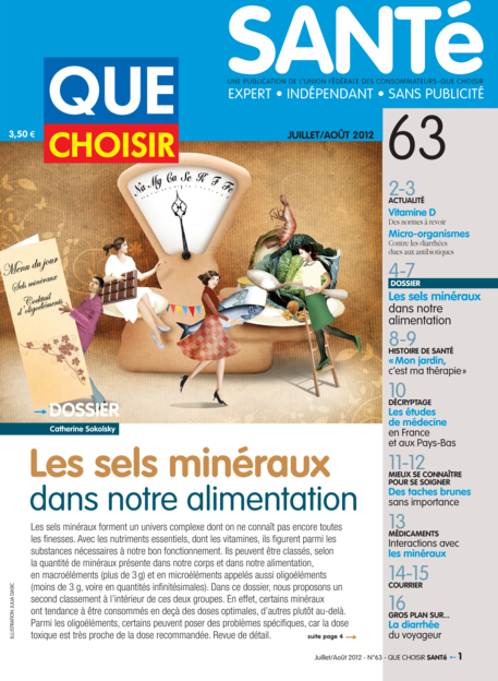 Couverture Que Choisir Santé - 63