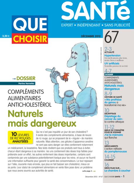 Couverture Que Choisir Santé - 67