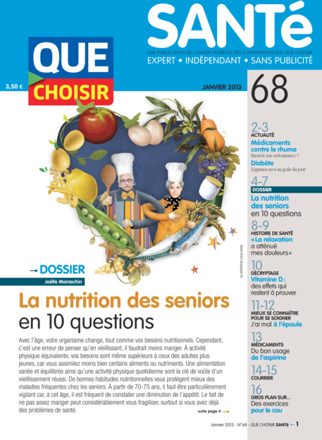 Couverture Que Choisir Santé - 68