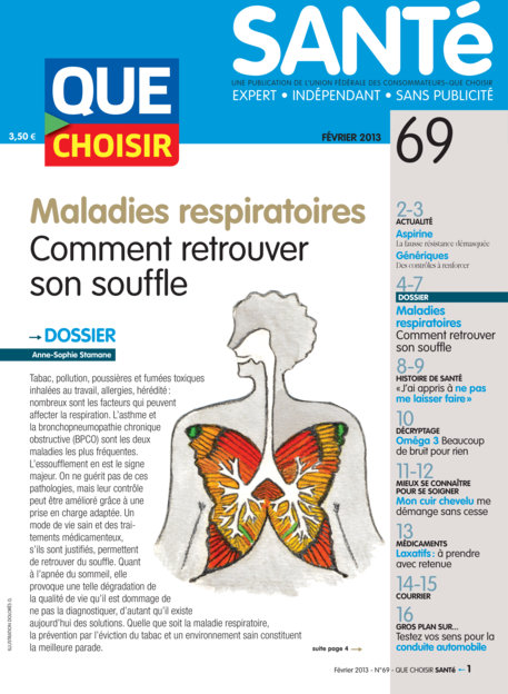 Couverture Que Choisir Santé - 69