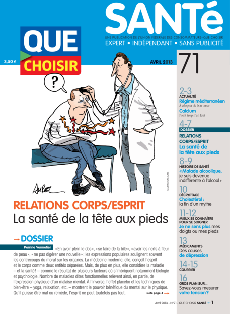 Couverture Que Choisir Santé - 71