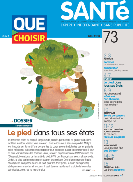 Couverture Que Choisir Santé - 73