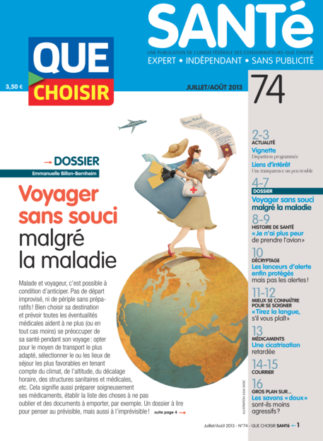 Couverture Que Choisir Santé - 74