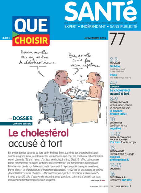 Couverture Que Choisir Santé - 77