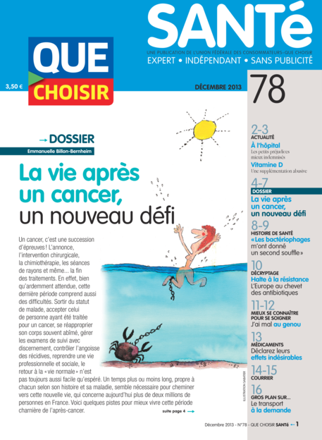 Couverture Que Choisir Santé - 78