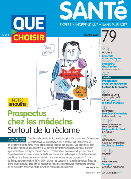 Couverture Que Choisir Santé - 79