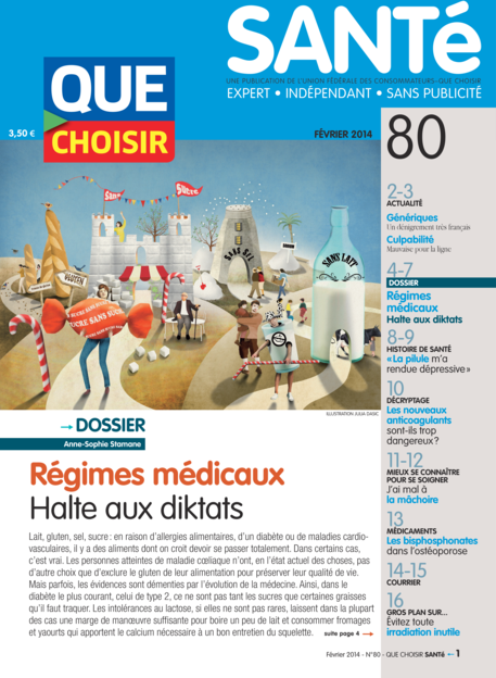 Couverture Que Choisir Santé - 80