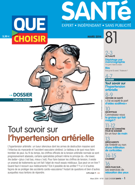 Couverture Que Choisir Santé - 81