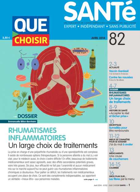 Couverture Que Choisir Santé - 82