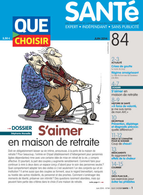 Couverture Que Choisir Santé - 84