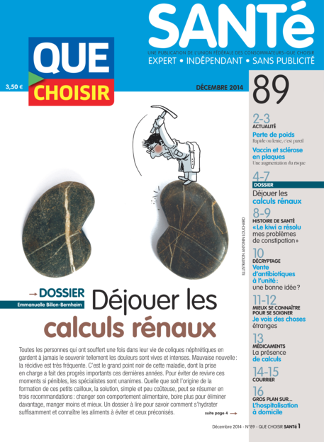 Couverture Que Choisir Santé - 89